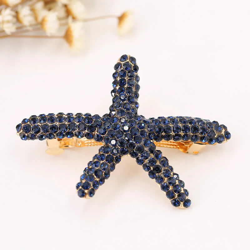 Women's Diamante Sea Marine Animal Life Hair Clip - Image 9