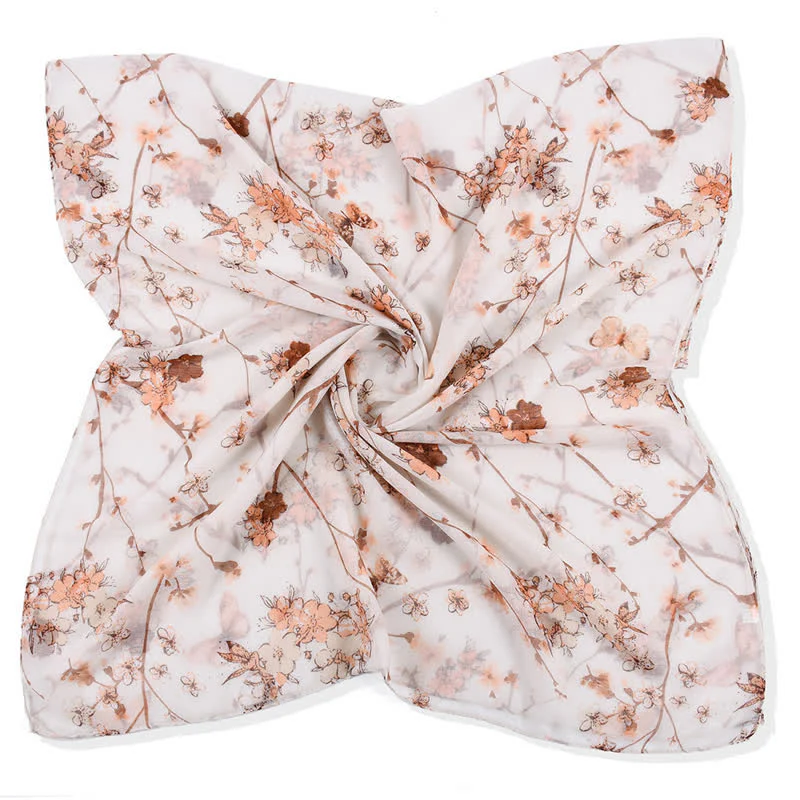 Women's Elegant Vibrant Floral Long Wrap Scarf - Image 17
