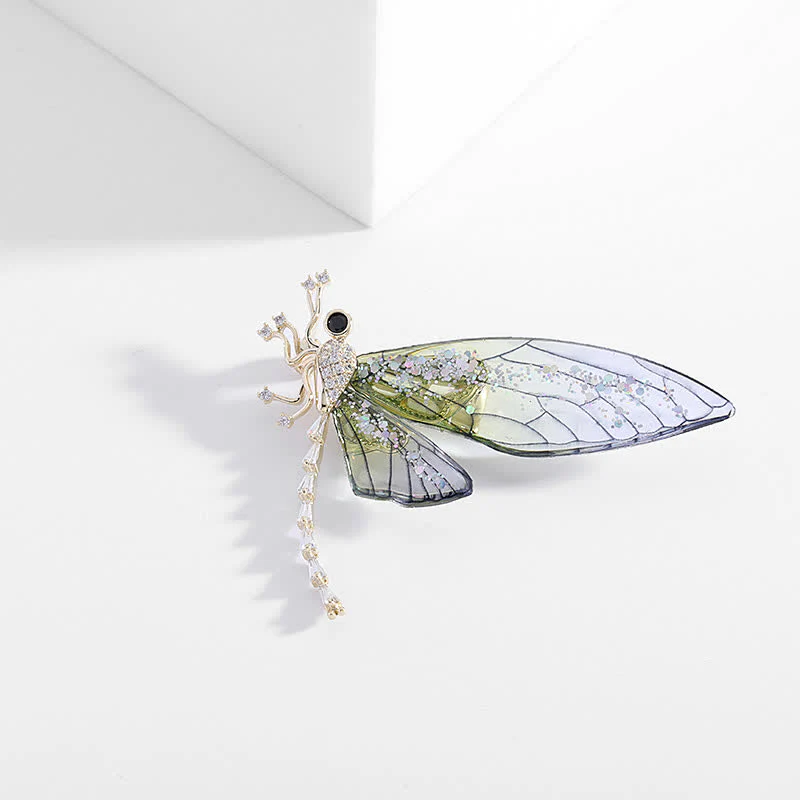 Women's Elegant Insect Dragonfly Brooch - Image 5