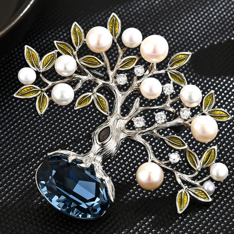 Women's Elegant Retro Flower The Tree of Life Brooch - Image 3