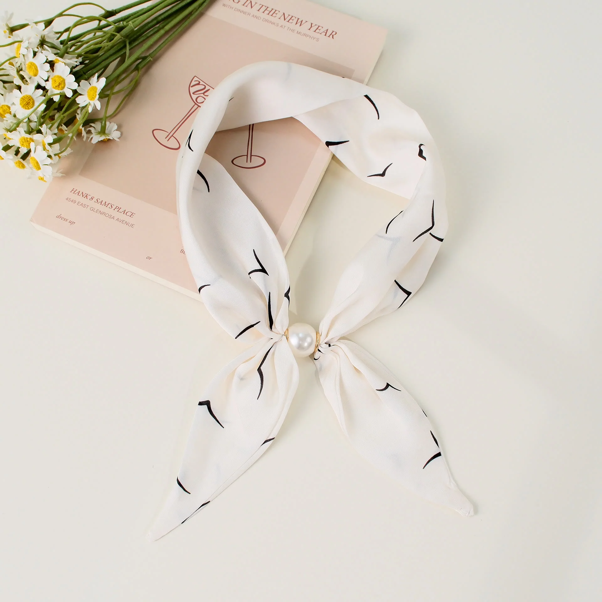 Women's Elegant Retro Pattern Square Scarf - Image 13