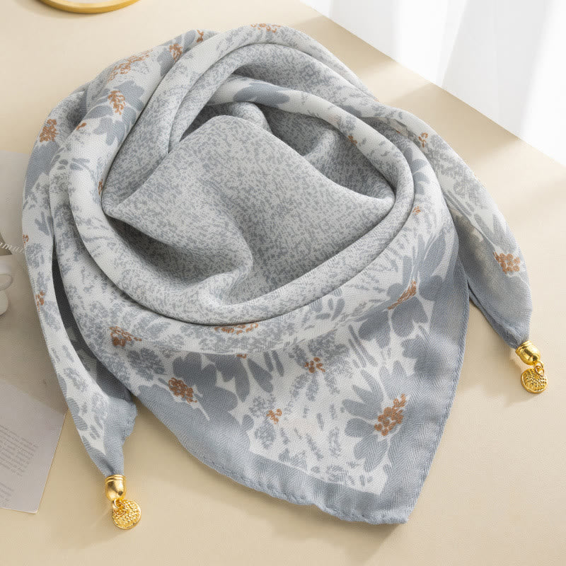 Women's Elegant Retro Rose Polka Dot Square Magnetic Cravat - Image 19