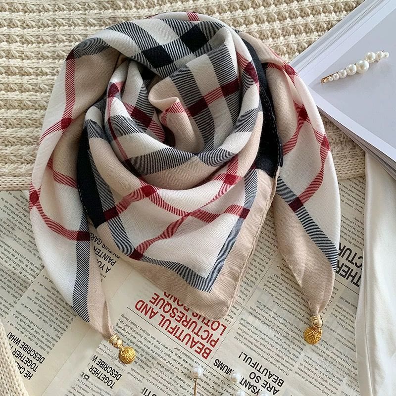 Women's Elegant Retro Rose Polka Dot Square Magnetic Cravat - Image 52