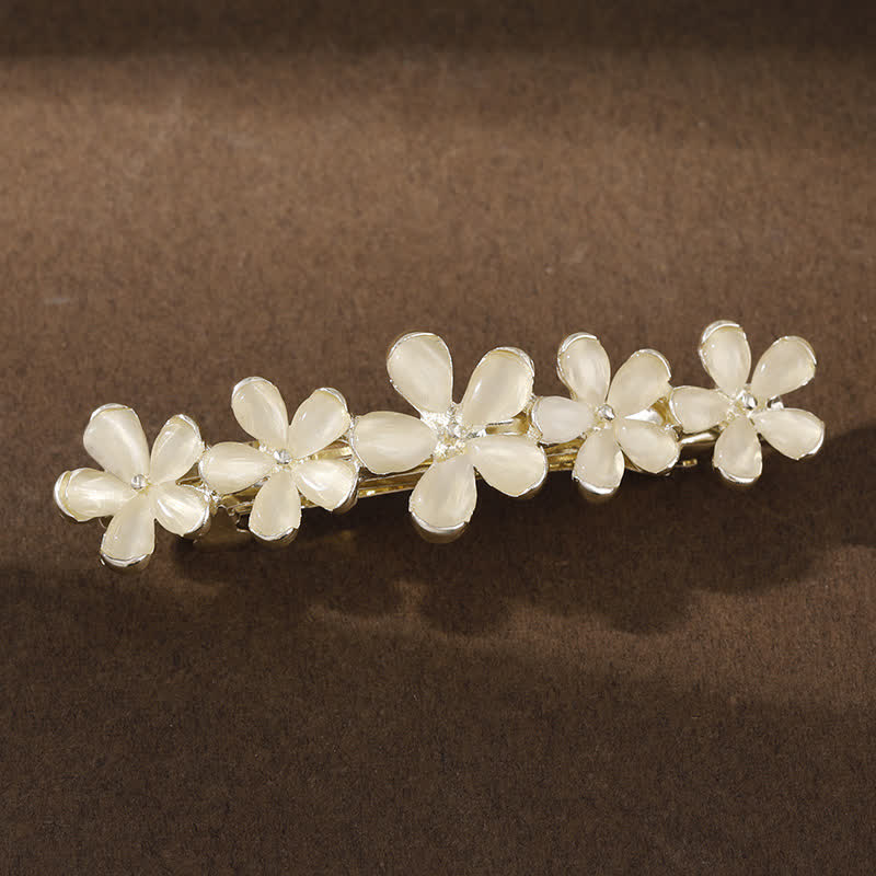 Women's Fairy Butterfly Flower Opals Hair Clip - Image 7