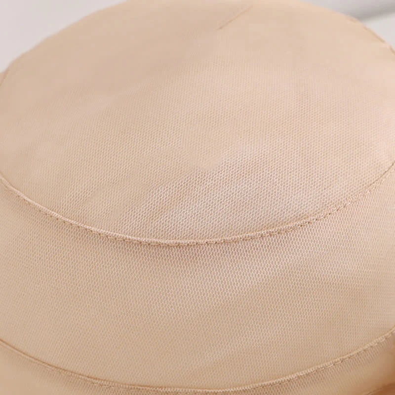 Women's Floral Wide Wave Brim Holiday Beach Foldable Silk Sun Hat - Image 6