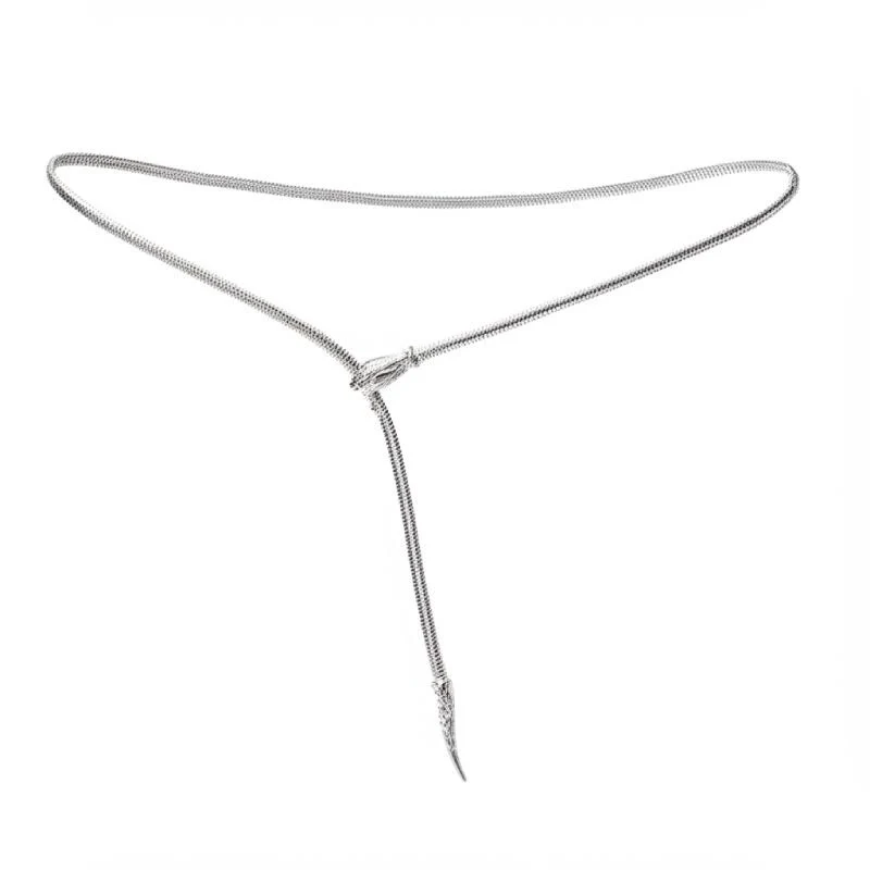 Women's Golden Silver Snake Chain Belt Metal Waist Chain - Image 8
