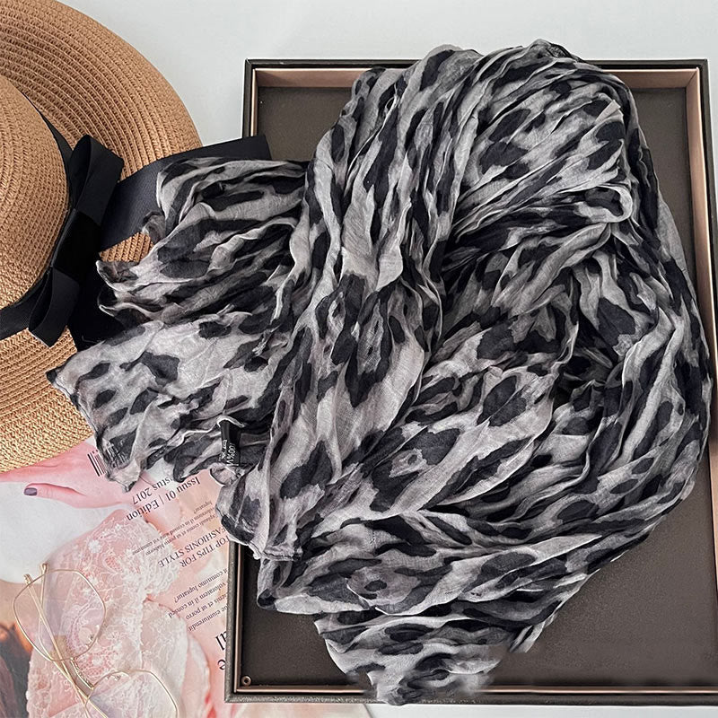Women's Gradient Solid Color Thin Scarf - Image 20