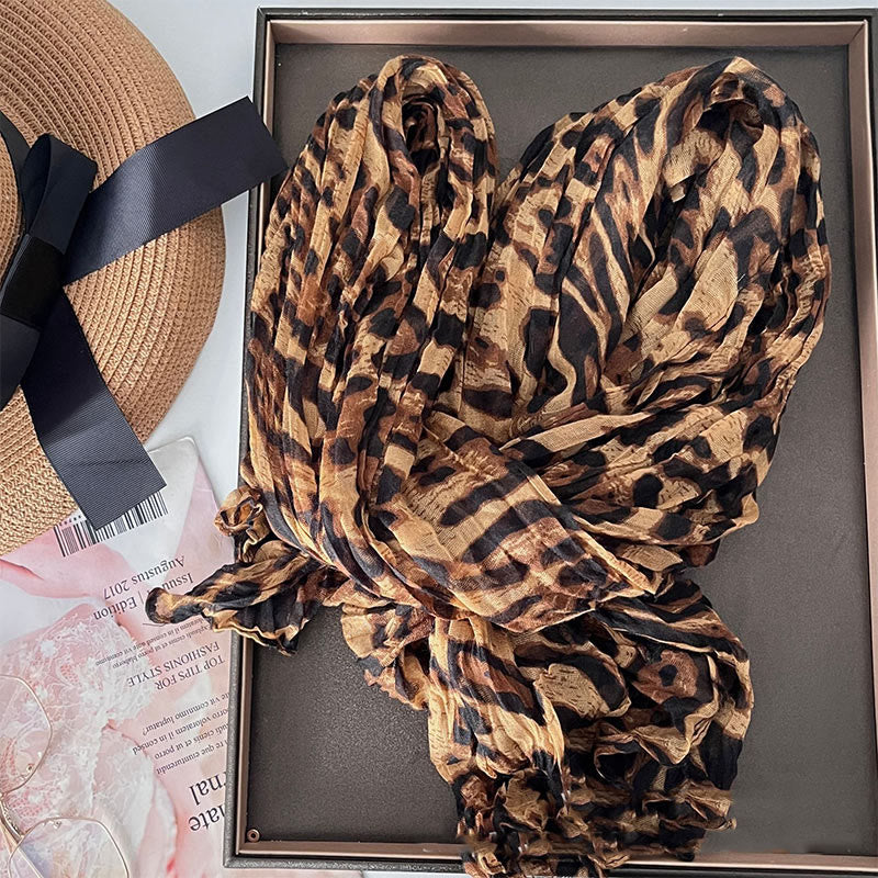Women's Gradient Solid Color Thin Scarf - Image 21