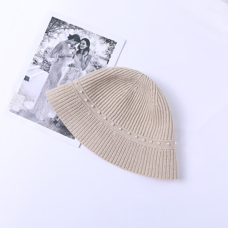 Women's Holiday Vacation Pearl Bucket Hat - Image 3