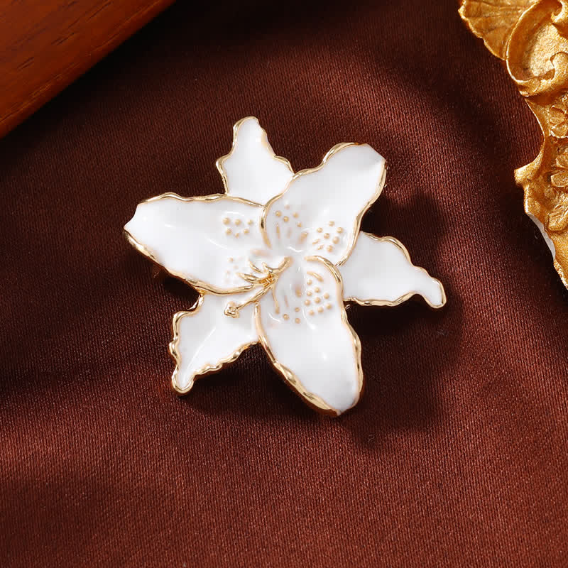 Women's Little Sunflower Enamel Floral Brooch - Image 3