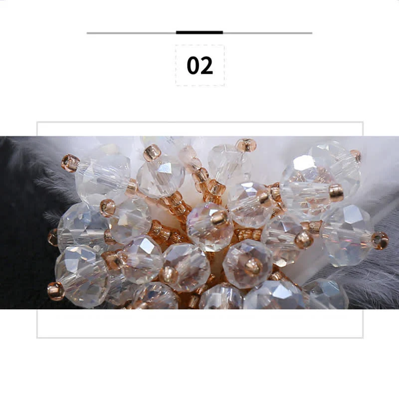 Women's Luxury Crystal Branch Snowflake Feather Brooch - Image 6
