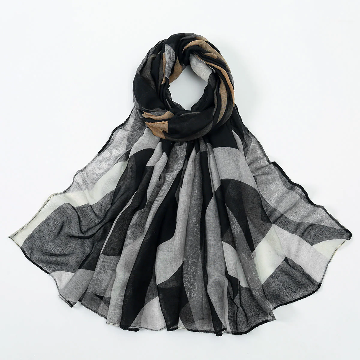 Women's Multi-color Summer Thin Sunscreen Shawl Scarf - Image 3
