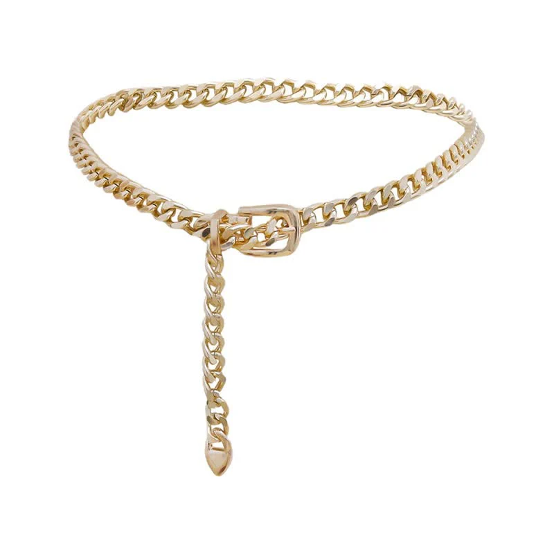 Women's Multi-Layer Body Link Waist Chain Metal Belt - Image 2
