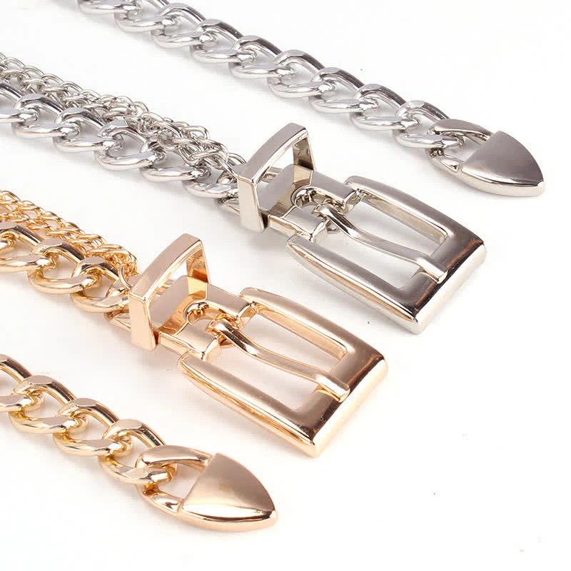 Women's Multi-Layer Body Link Waist Chain Metal Belt - Image 4