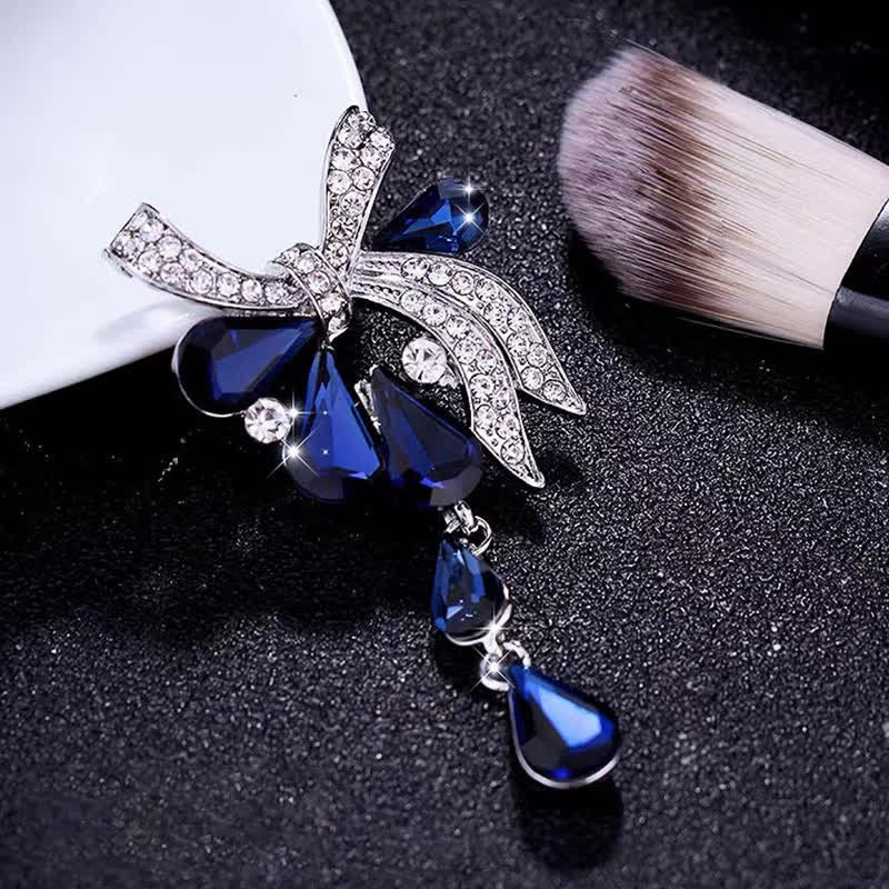 Women's Novelty Teardrop Bowknot Brooch - Image 7