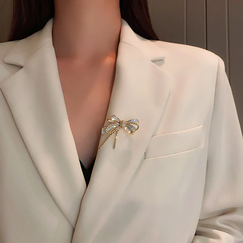 Women's Pretty Bowkont Zircons Brooch - Image 2
