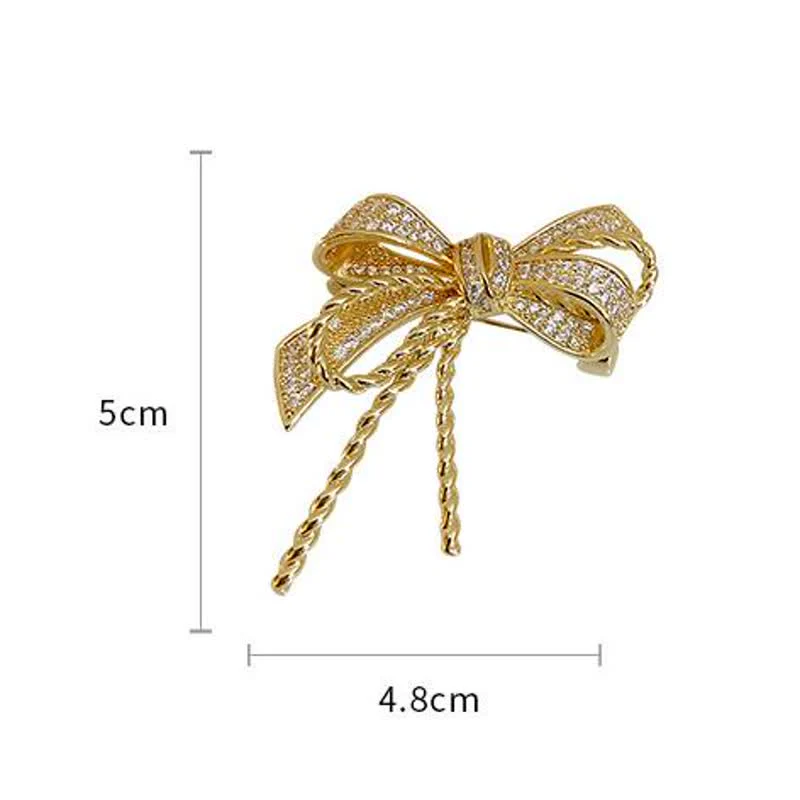Women's Pretty Bowkont Zircons Brooch - Image 7
