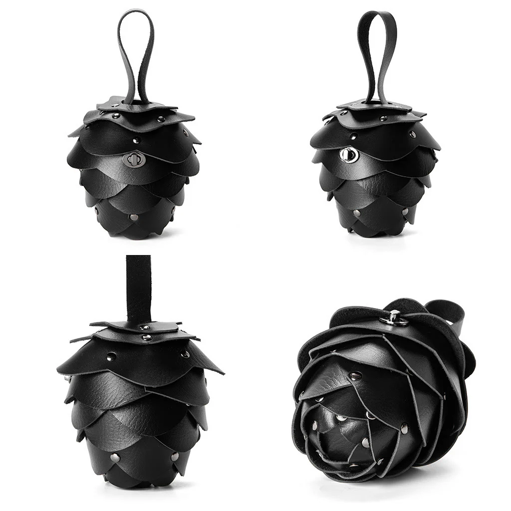 Women's Retro Pinecone-Shaped Personalized Purse Belt Bag - Image 7
