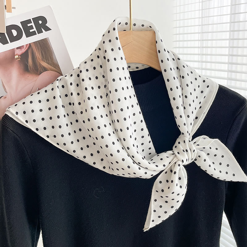 Women's Rich Printed Multi-Style Thin Square Scarf - Image 26