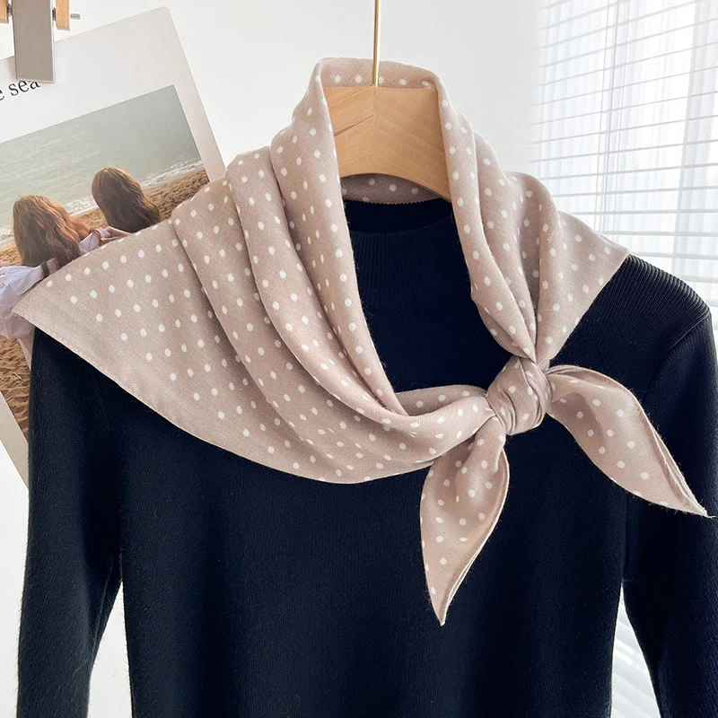 Women's Rich Printed Multi-Style Thin Square Scarf - Image 28