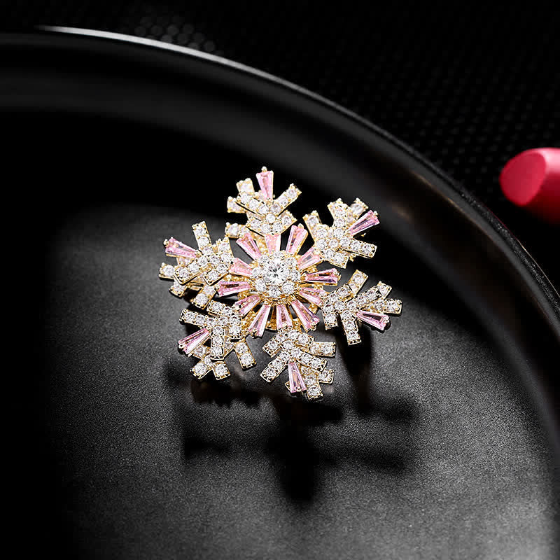 Women's Rotatable Snowflake Brooch - Image 6