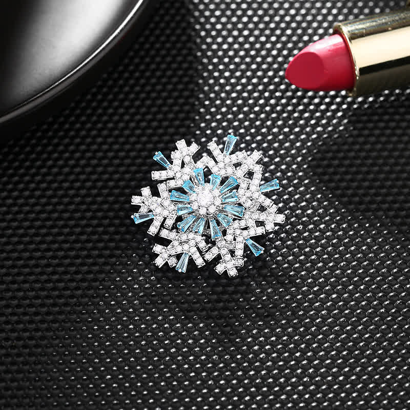 Women's Rotatable Snowflake Brooch - Image 9