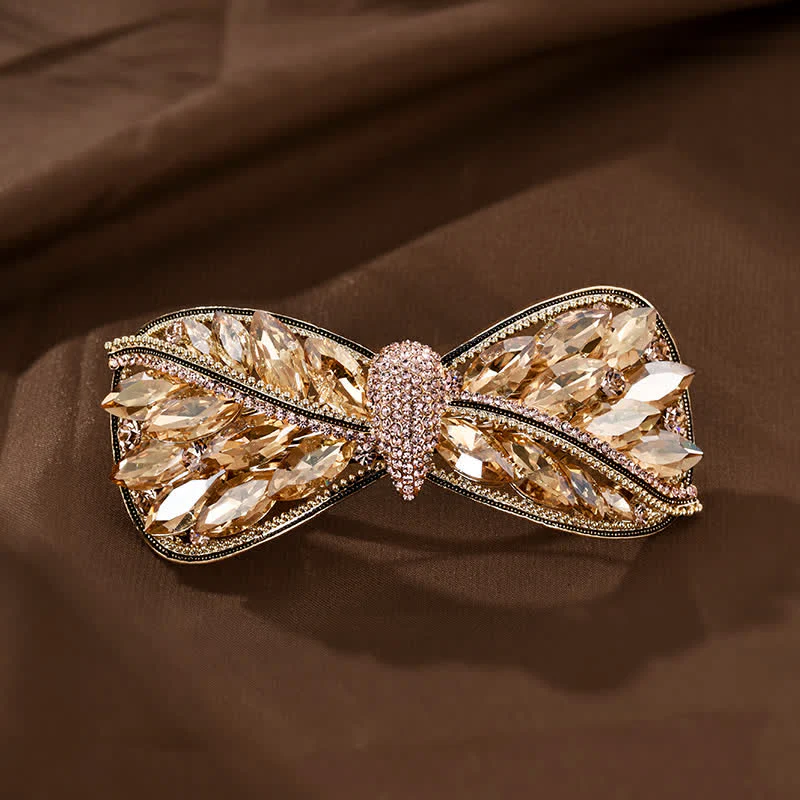 Women's Shiny Twist Bow Knot Shape Hair Clip - Image 6