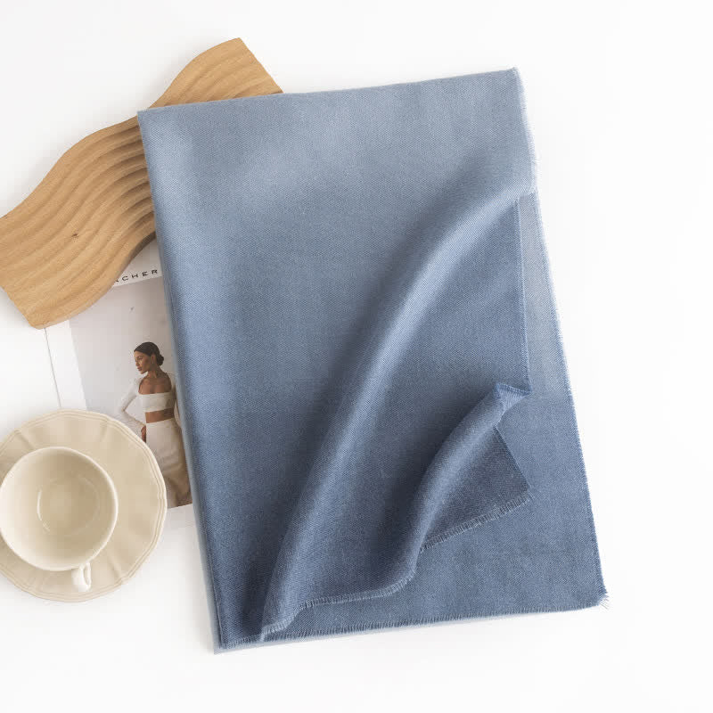 Women's Simple Versatile Gradient Solid Color Scarf - Image 9