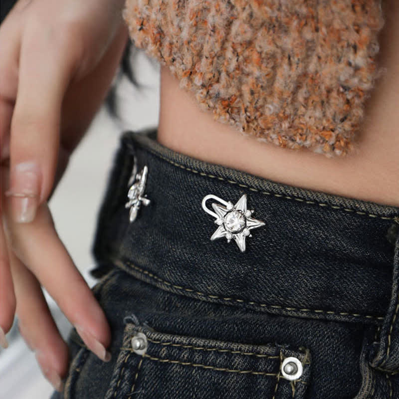Women's Skarkling Five-Pointed Star Belt Clip - Image 3
