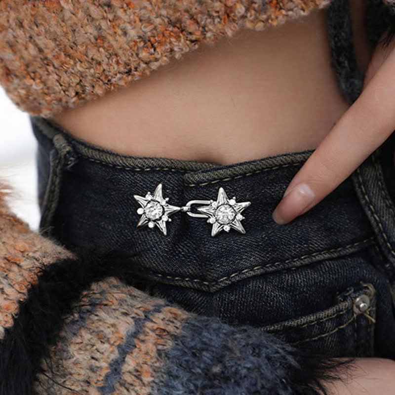 Women's Skarkling Five-Pointed Star Belt Clip - Image 4
