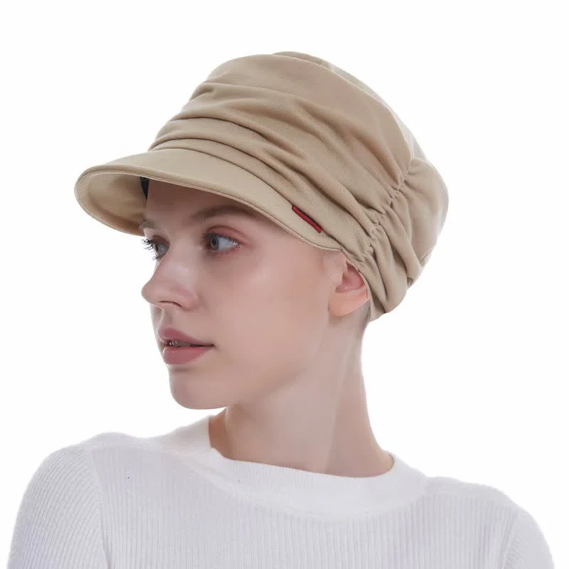 Women's Soft-Brimmed Hat Pleated Baseball Cap - Image 23