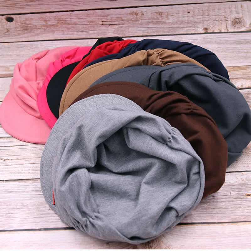 Women's Soft-Brimmed Hat Pleated Baseball Cap - Image 6