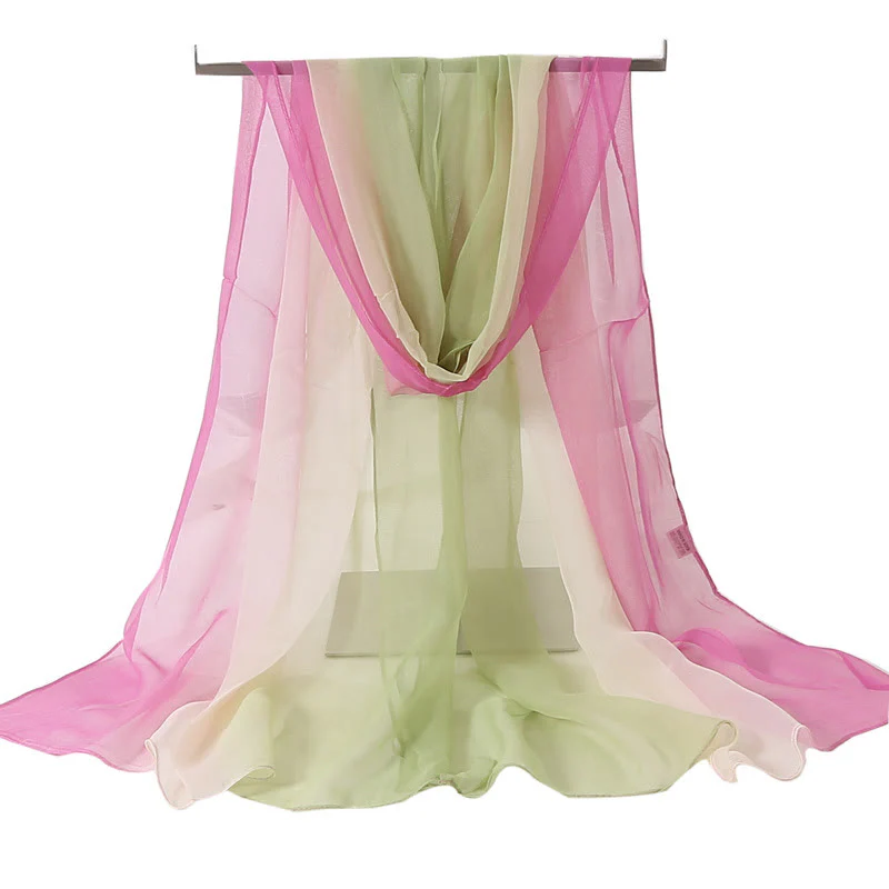 Women's Soft Solid Color Summer Sunscreen Thin Scarf - Image 10