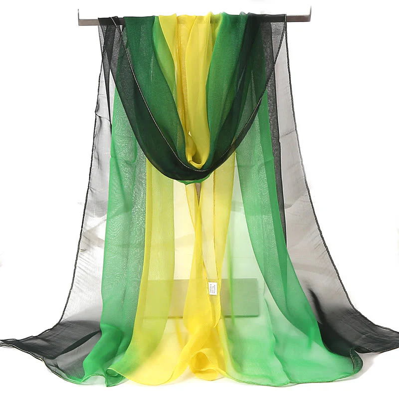 Women's Soft Solid Color Summer Sunscreen Thin Scarf - Image 14