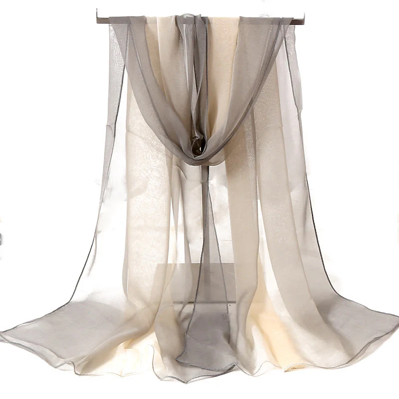 Women's Soft Solid Color Summer Sunscreen Thin Scarf - Image 15