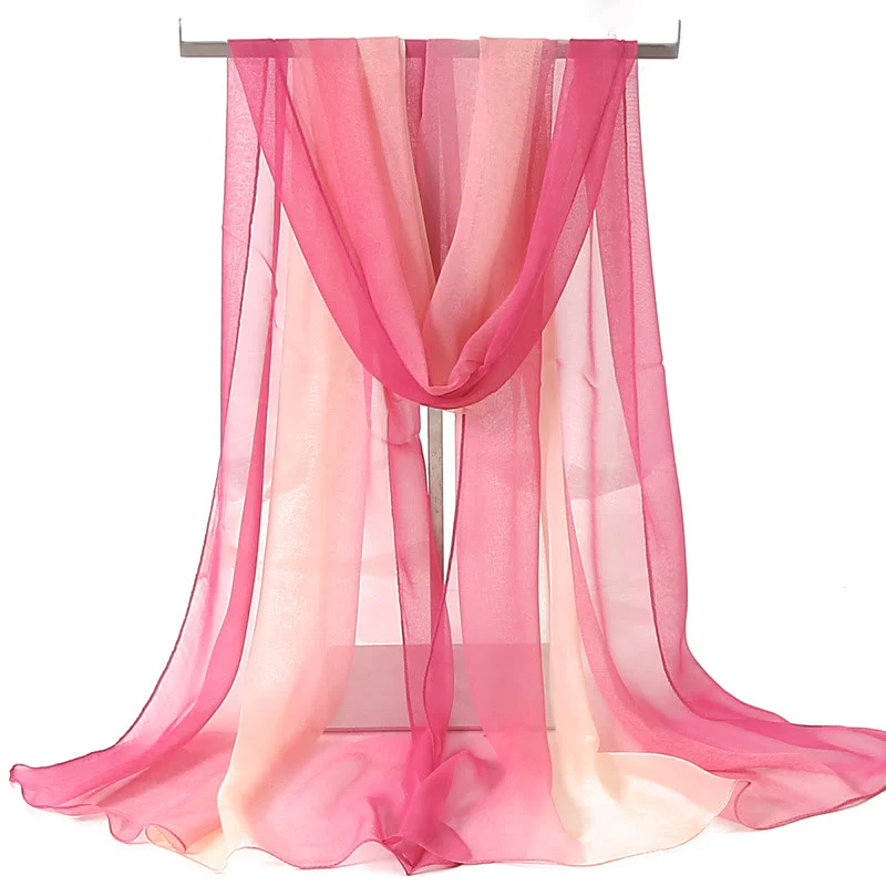 Women's Soft Solid Color Summer Sunscreen Thin Scarf - Image 16