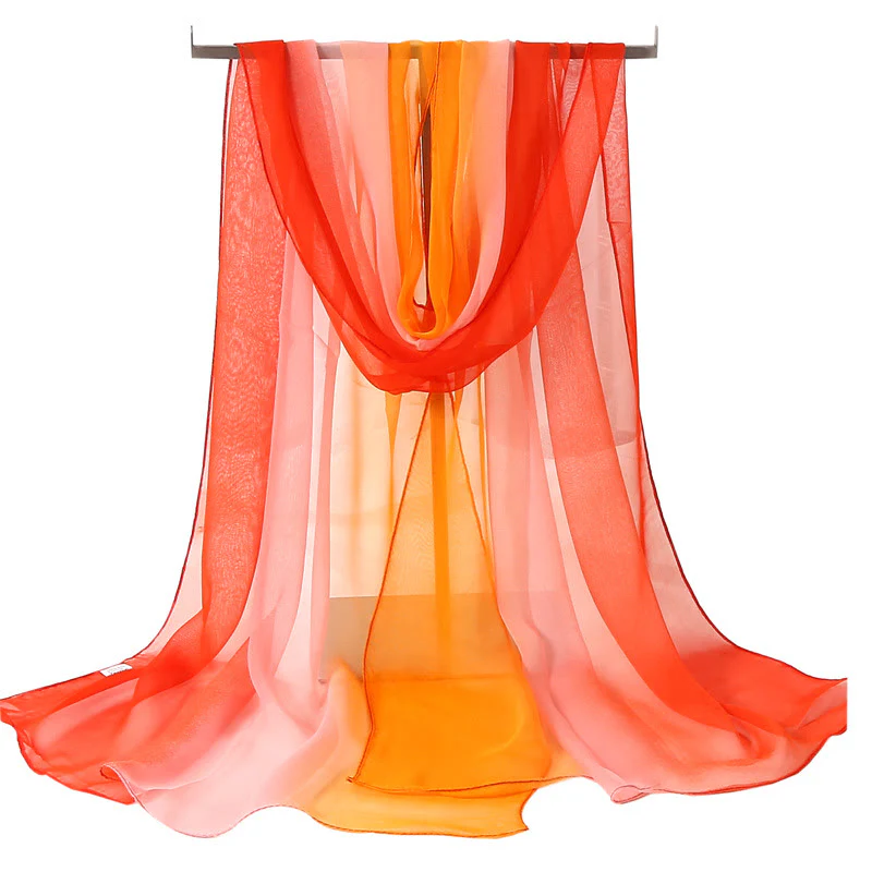 Women's Soft Solid Color Summer Sunscreen Thin Scarf - Image 21