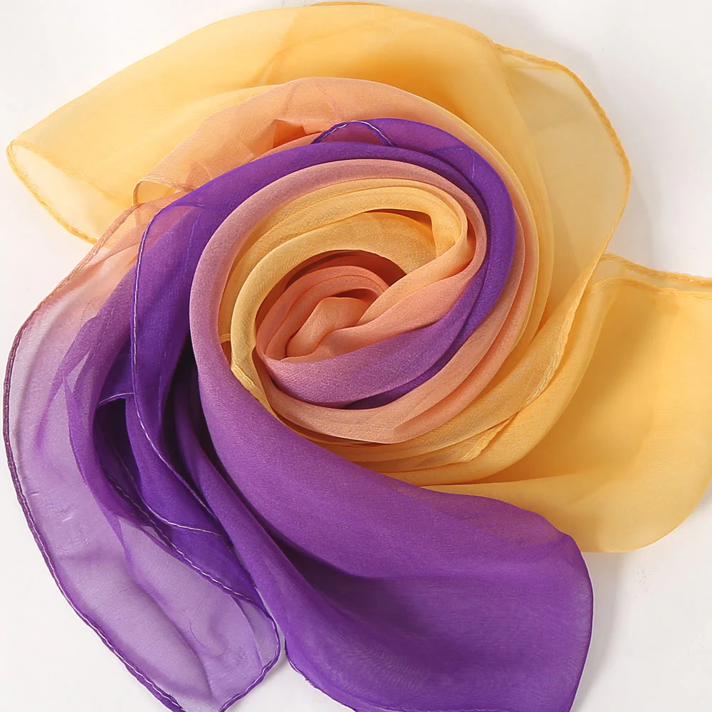 Women's Soft Solid Color Summer Sunscreen Thin Scarf - Image 24