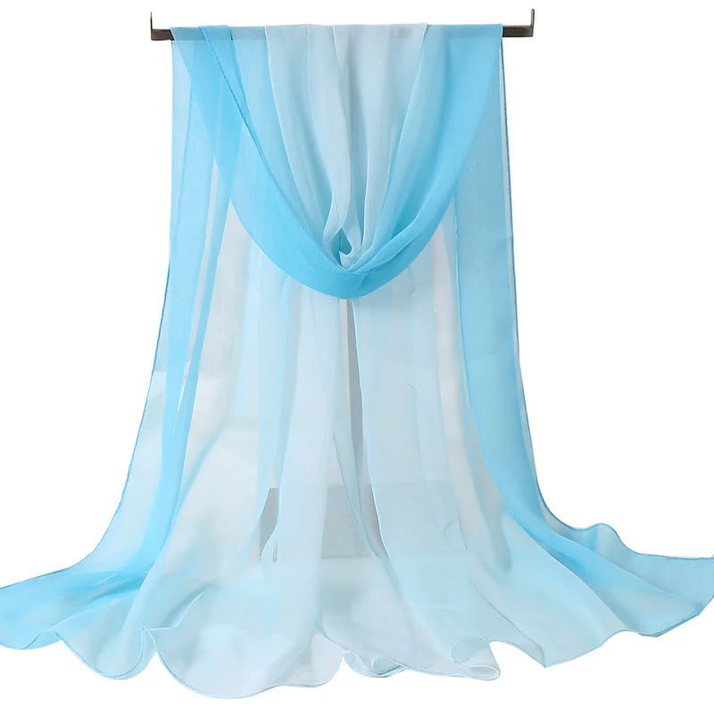 Women's Soft Solid Color Summer Sunscreen Thin Scarf - Image 30