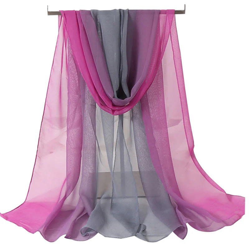 Women's Soft Solid Color Summer Sunscreen Thin Scarf - Image 31