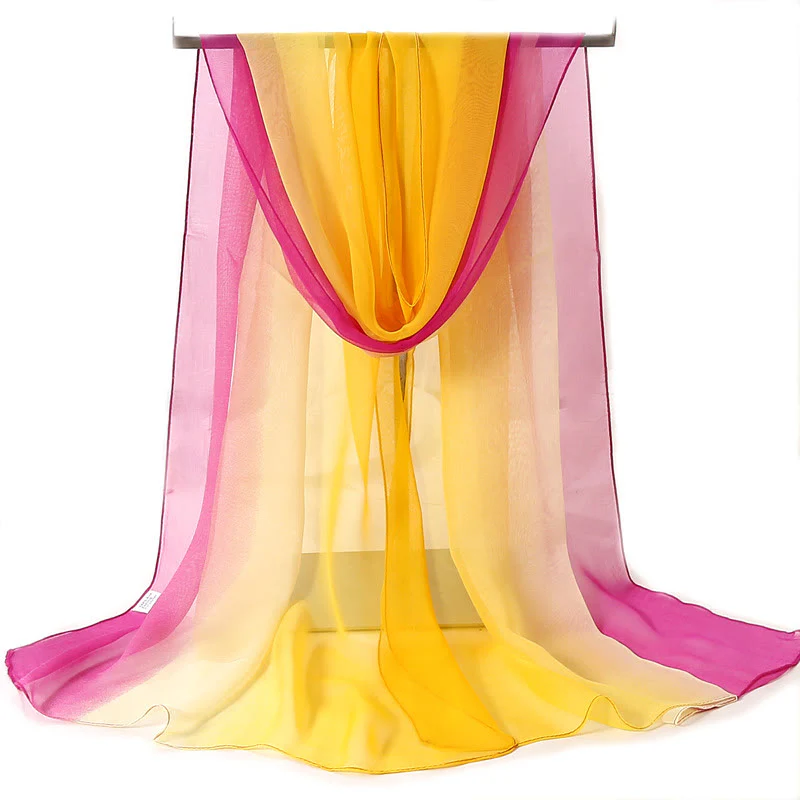 Women's Soft Solid Color Summer Sunscreen Thin Scarf - Image 6