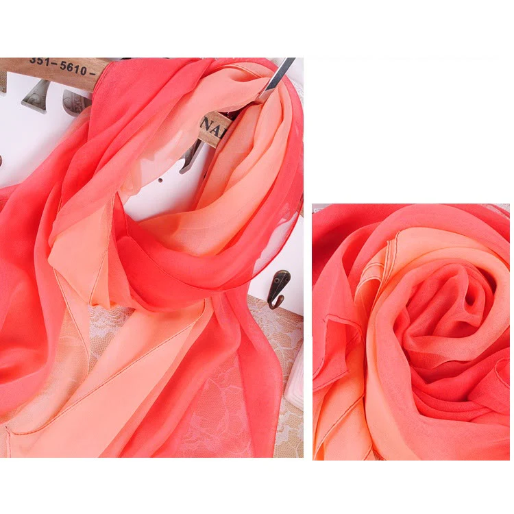 Women's Soft Solid Color Summer Sunscreen Thin Scarf - Image 7