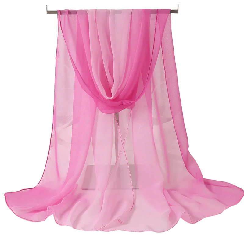 Women's Soft Solid Color Summer Sunscreen Thin Scarf - Image 9