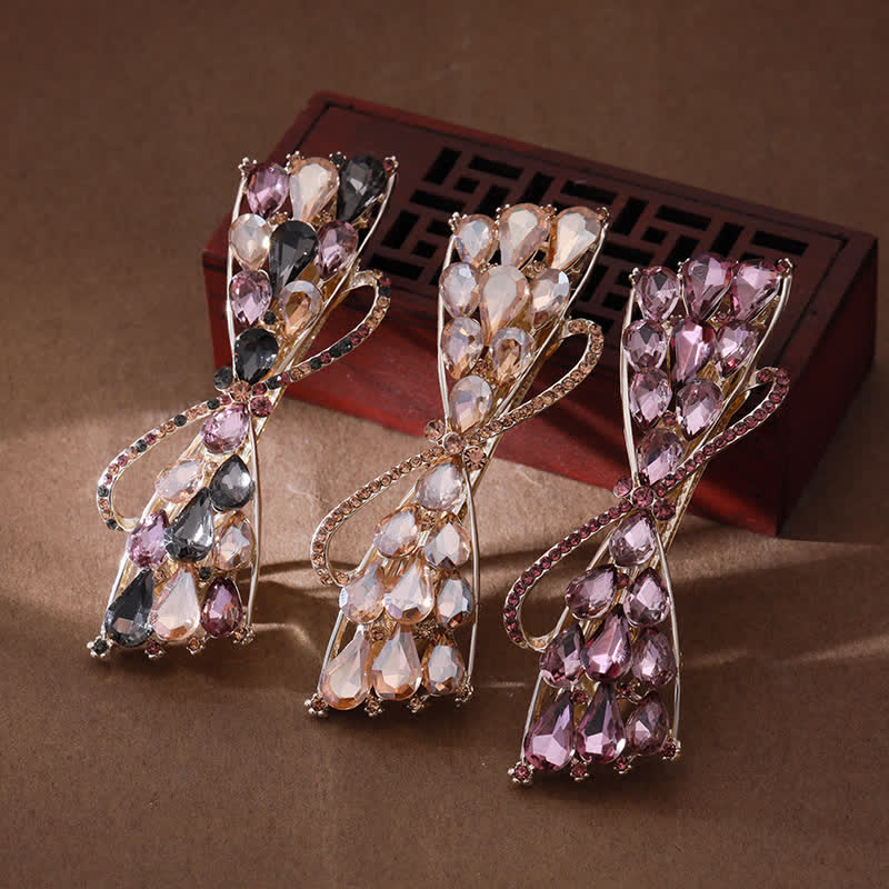 Women's Sparkling Glitter Crystal Hair Clip - Image 3