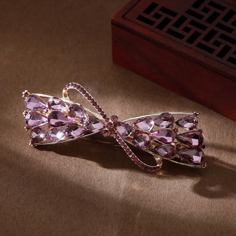 Women's Sparkling Glitter Crystal Hair Clip - Image 4