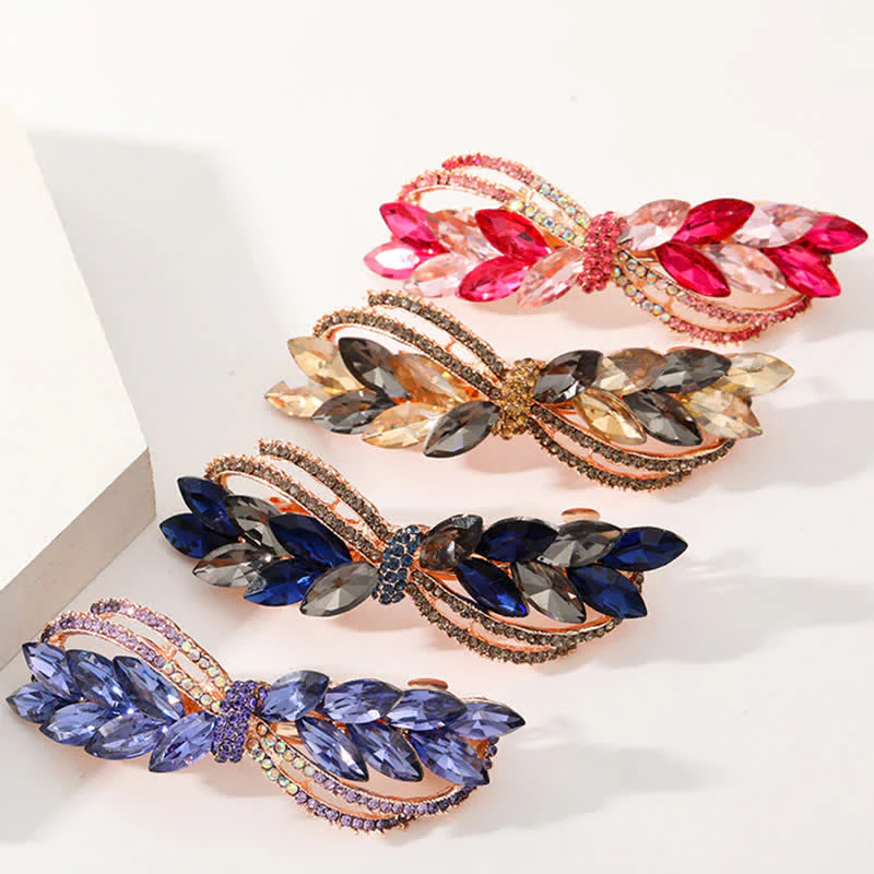 Women's Stunning Rhinestone Bow Knot Hair Clip - Image 4