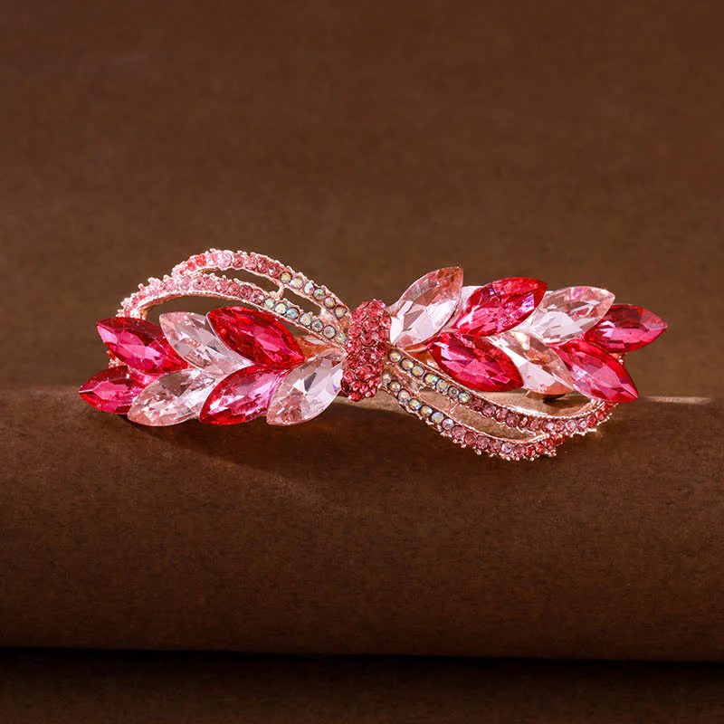 Women's Stunning Rhinestone Bow Knot Hair Clip - Image 6