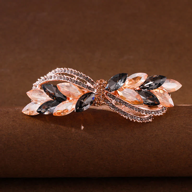 Women's Stunning Rhinestone Bow Knot Hair Clip - Image 9