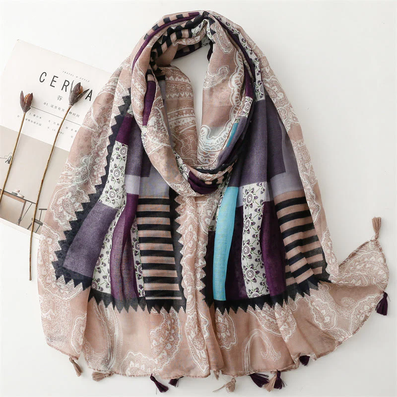 Women's Summer Beach Lightweight Shawl Thin Scarf - Image 15