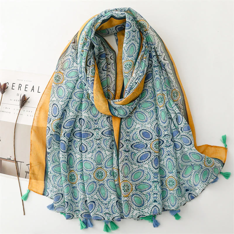 Women's Summer Beach Lightweight Shawl Thin Scarf - Image 16